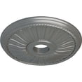 thumbnail image 3 of Ekena Millwork 20 1/8"OD x 3 7/8"ID x 1 7/8"P Berkshire Ceiling Medallion (Fits Canopies up to 6 3/8"), Hand-Painted Silver, 3 of 7