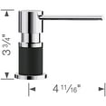 thumbnail image 2 of BLANCO 402574 Lato Soap Dispenser, Coal Black, 2 of 4