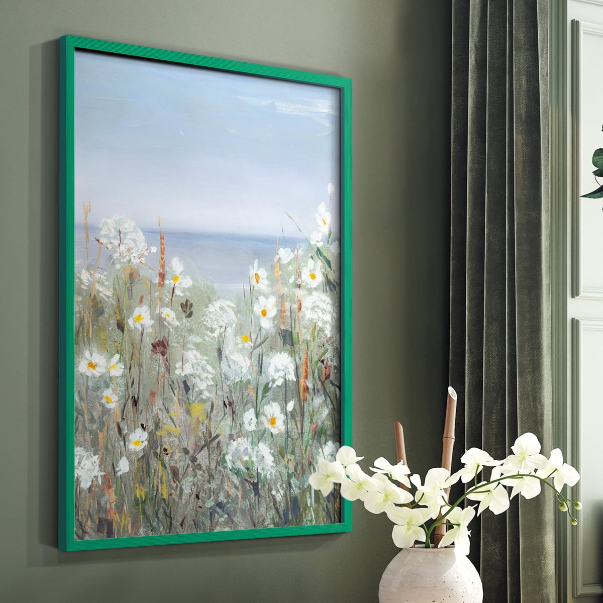Wild Sea Breeze II Framed Print - Solid Wood in Single Picture Frame Solid Wood 2 Framed Print