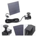 thumbnail image 1 of OUNONA Lar-Powered Bird Bath Fountain Garden Decor Energy-Saving Solar Water Pump 4 Spraying Patterns Easy To Install, 1 of 4