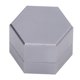 thumbnail image 2 of Mini caja de tiza de billar portátil piscina hexagonal Cue caja de tiza soporte de billar accesorio gris, 2 of 10