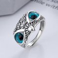 thumbnail image 1 of Anillo Yinane Ajustable Retro 925 Plata Ojo de demonio Joyas Vintage para Mujeres, 1 of 8