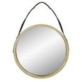 thumbnail image 1 of Northlight Miroir Rond Moderne Beige 21 Pouces avec Finition Grain de Bois, 1 of 5