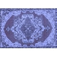 thumbnail image 1 of Ahgly Company Indoor Rectangle Persian Blue Traditional Area Rugs, 3' x 5', 1 of 4