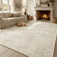 thumbnail image 2 of ARICOEASY 5x7 Abstract Area Rugs Machine Washable Non-slip for Living Room Bedroom Dining Room Office, Beige, 2 of 8