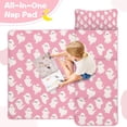 thumbnail image 4 of Sweet Ghost Halloween Pattern Toddler Nap Mats for Kids Preschool,50"x20" Sleeping Mat Bag or Kids,Toddler Sleeping Bag,Toddler Nap Mat or Daycare, 4 of 6