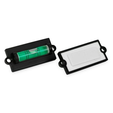Camco RV Level - Front-to-Back or Side-to-Side Leveling - Black, 2-Pack (25523)