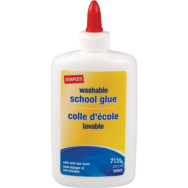 Staples School Glue 7.6 oz. Each (39922)