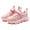 Pink, variant on Tanleewa Boys Girls Running Walking Sneakers Comfortable Sports Pink Shoe Size 2.5 Little Kid