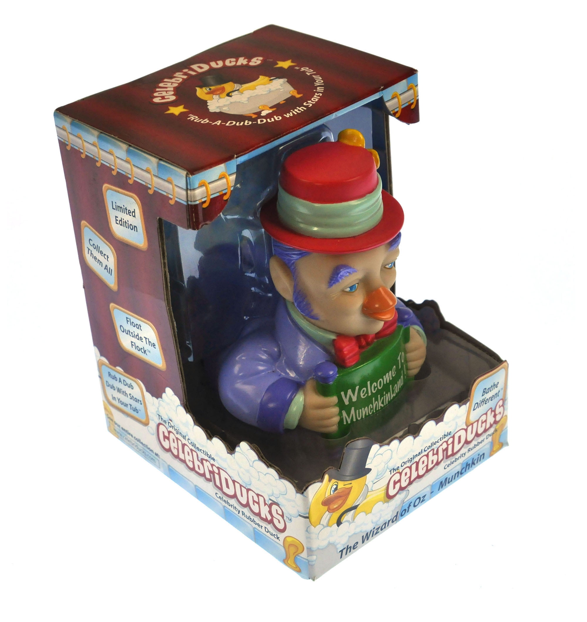CelebriDucks 81056 Munchkin from The Wizard of Oz Rubber Duck