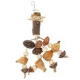 thumbnail image 1 of Wooden Parrot Chewing Toy Bite-resistant Parrot Foraging Toy Small Bird Shredding Toy, 1 of 9