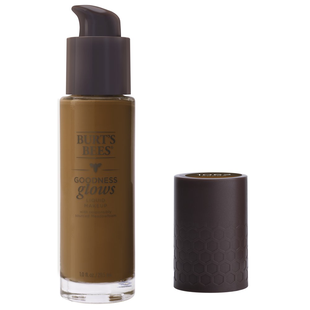 Burt's Bees Goodness Glows Liquid Foundation, Cocoa, 1.0 oz Walmart