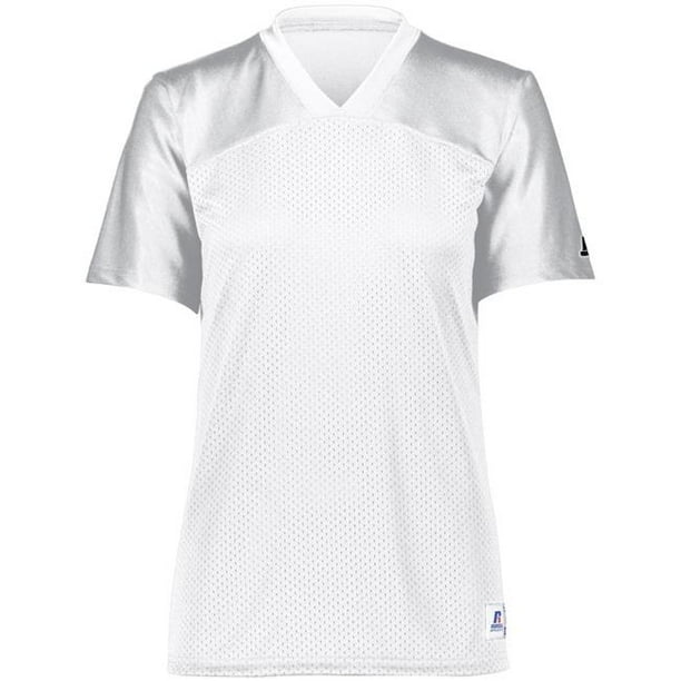 Russell R0593X - Ladies Solid Flag Football Jersey White - Xs