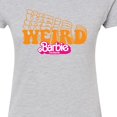 thumbnail image 3 of Barbie The Movie - Stacked Weird Barbie - Juniors Fitted Graphic T-Shirt, 3 of 5