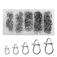 thumbnail image 1 of 150 Piezas Pin Calabaza Acero Inoxidable Microbecto Conector Pescado Pesca Hebilla, 1 of 8
