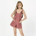 thumbnail image 4 of Girls Summer Short Jumpsuit Sleeveless Loose Overalls Cute Rompers Shorts with Pockets 13Y, 4 of 6