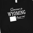 thumbnail image 3 of Inktastic Someone in Wyoming Loves Me Toddler Sweatshirt, 3 of 4