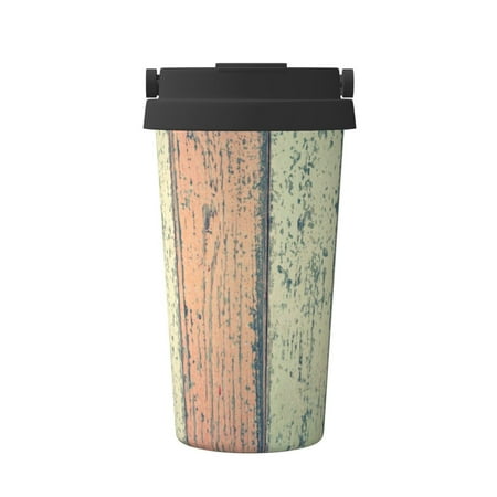 

Junzan Hardwood for Stainless Steel Vacuum Insulated Tumbler - Reusable Insulated Cold Brew Iced Coffee Cup Thermos -Gifts for Women Men Him Her