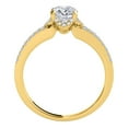 thumbnail image 4 of Aonejewelry 0.75 Ctw. Sassy Halo Diamond Engagement Ring 14K Yellow Gold, 4 of 4