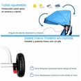 thumbnail image 4 of Triciclo Evolutivo The Baby Shop  Doble Gemelar para Niños 2 Asientos Giratorios Azul -, 4 of 8
