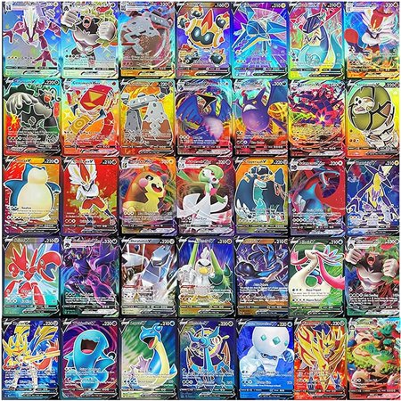 100pcs Pokemon Cards V Vmax Team Gx Display English Version Pokemon Shining Cards Playing Game Battle Trading Card Child Toys Kids Gift Walmart Canada