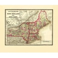 thumbnail image 2 of Lloyd 14x12 White Modern Wood Framed Museum Art Print Titled - New England, New York - Lloyd 1873, 2 of 4