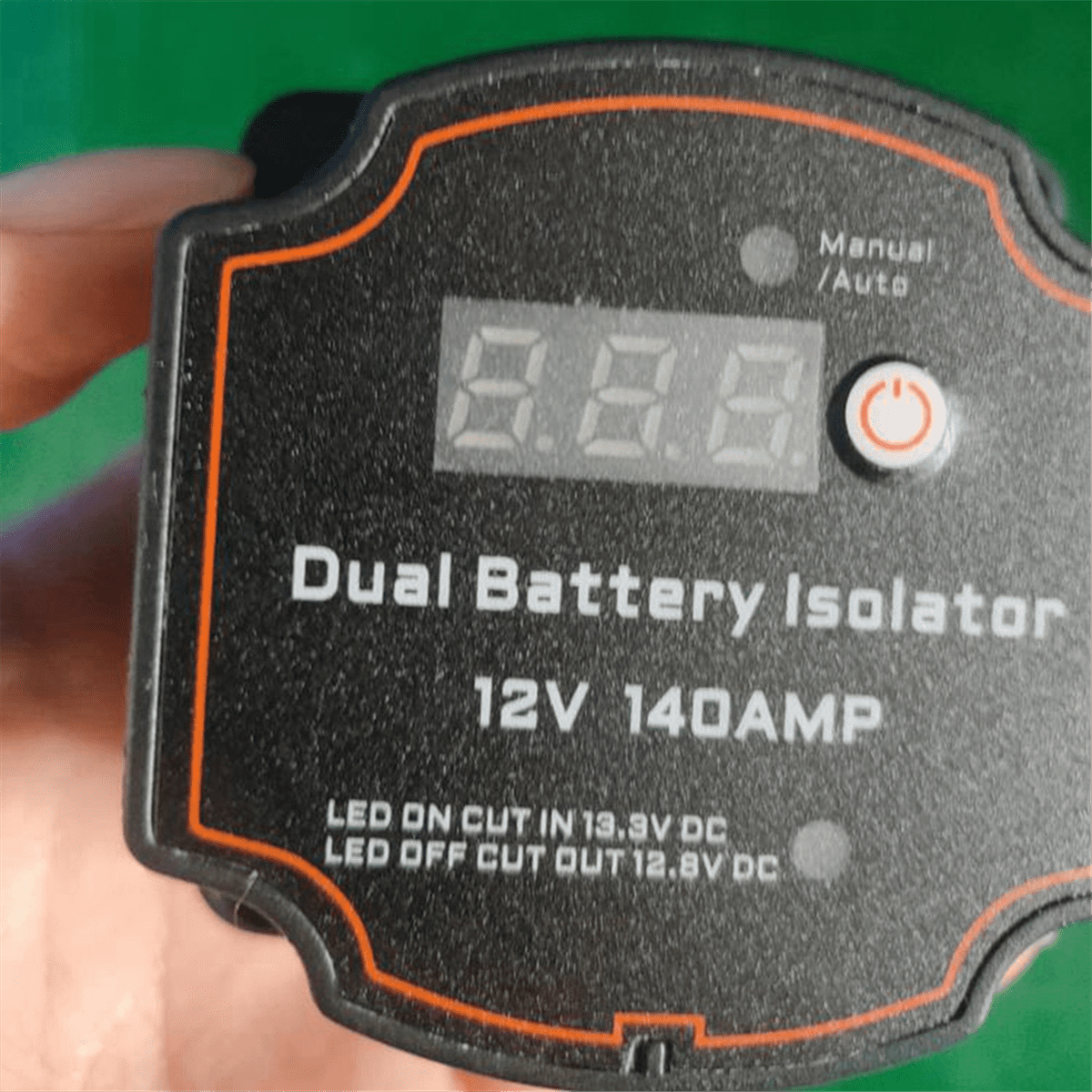 Smart Dual Battery Isolator 12V 140A Digital Voltage Sensitive Relay VSR Split Charge for Campers Car RV Marine Truck