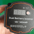 Smart Dual Battery Isolator 12V 140A Digital Voltage Sensitive Relay