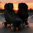 thumbnail image 3 of JZY Quad Roller Skates with Light-Up Wheels,High-Top Design for Women, Men & Teens, 3 of 7
