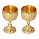 thumbnail image 3 of Copa de vino dorada, 2 piezas de copa de 30 ml, copa europea, adornos retro, rendimiento de primera categoría, 3 of 14