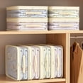 thumbnail image 4 of 4-Pack Extra Thick Storage Bags for Bed Sheet Quilt Comforter Closet Shelf Organization Home Tidying Moving 11.81x15.75x4.72in, 4 of 8