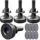 thumbnail image 1 of 3/8 Threaded Leveling Feet - Heavy Duty, 4 Pack, Black, 1 of 5