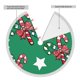 thumbnail image 4 of Faldas para árbol de Navidad de 30 pulgadas con texto "Merry Christmas", tapete para árbol de Navidad para vacaciones de invierno, falda para árbol de Navidad para decoraciones navideñas rústicas, 4 of 8