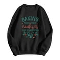 thumbnail image 4 of Womens Christmas Sweatshirts Grandma Xmas Nana Claus Print Long Sleeve Crewneck Shirts Holiday Party Casual Trendy Pullover Tops, 4 of 4