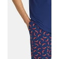 thumbnail image 3 of Fox + Badger Men's Short Sleeve Top and Pajama Pants Sleep Set, 2-Piece, Sizes S-XXL, 3 of 4