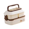 thumbnail image 3 of DOLITY Children Lunch Box Lightweight Food Containers for Fishing Dining Out Office Beige, 3 of 9