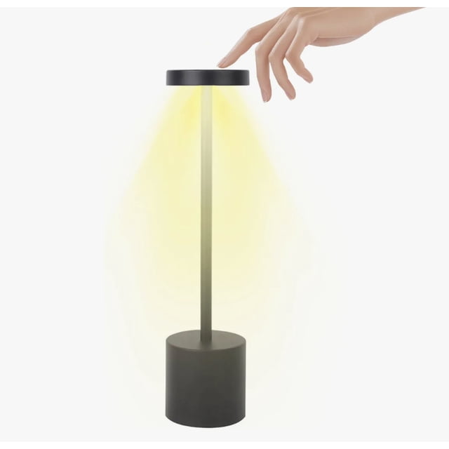 Lámpara De Mesa Decorativas Led Para Ambiente De Restaurante Modelo Negro