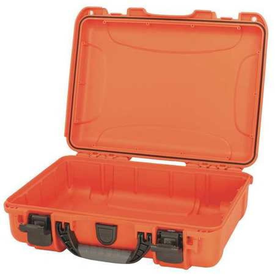 NANUK CASES 910-0003 Orange Protective Case, 14.3"L x 11.1"W x 4.7"D