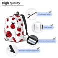 thumbnail image 4 of Yiaed Fly Flying Ladybug Print Backpack, Premium Laptop Backpack, Travel Backpack for Women, Lightweight Backpacks, Comfortable Back Pack-Medium, 4 of 7