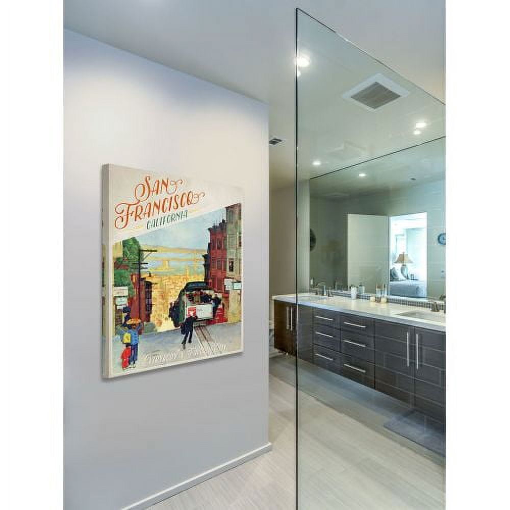 Marmont Hill Everybodys Favorite City Vintage Advertisement on Wrapped Canvas