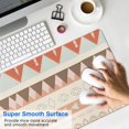 thumbnail image 4 of Long Mouse Pads for Desk,Soft Colored Geometric Pattern Desk Mats on Top Of Desks, Desk Mouse Pad Extra Large with 3mm Non-Slip Base and Stitched Edge for Gaming,Office,Work,Home 31.5"x11.8", 4 of 6