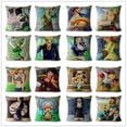 thumbnail image 2 of Fundas de cojín cuadradas con estampado colorido de One Piece de Anime japonés para decoración del hogar, 2 of 5