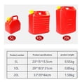 thumbnail image 3 of Fuel Container HDPE Petrol Tanks for Motorcycle SUV Most Cars 5L, 3 of 7