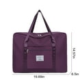 thumbnail image 3 of kladzum Foldable Travel Duffel Bag, Tote Carry Luggage Person Item Bag Sport Duffle Weekenders Carry Overnight for Women Girls, Storage Bag, 3 of 8