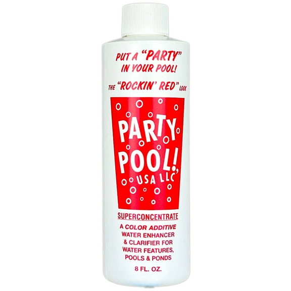 Party Pool Color Additive Rockin Red, 8 Ounce