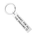 thumbnail image 1 of TopLLC Keychains Couple Keychain Letter Stainless Steel Keychain Gift Fashion Decorations, 1 of 2