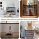 thumbnail image 3 of Dog Safety Barrier,Adjustable Magic Gate Magic Door,Pet Barrier, Retractable Pet Barriers(110 x 72cm), 3 of 5