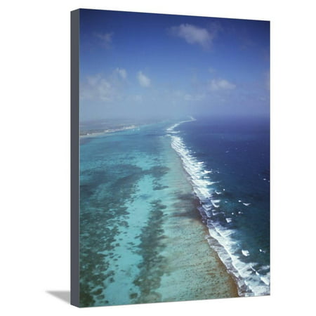 Ambergris Cay, Near San Pedro, the Second Longest Reef in the World, Belize, Central America Stretched Canvas Print Wall Art By