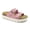 Pink, variant on Women's Cork Footbed Slide Sandal, Suede 100% Genuine Leather Platform Clogs Sandals Mules Buckle Mens Sandal
