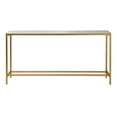 thumbnail image 2 of Signature Home Collection Rectangular Console Table with Mirrored Glass Top - 60" - Gold Finish, 2 of 4